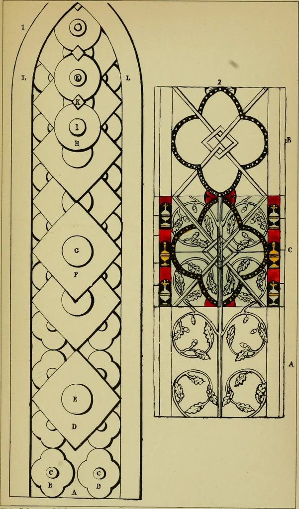 An illustration from Memoirs illustrative of the art of glass-painting, 1865, leaf 150
