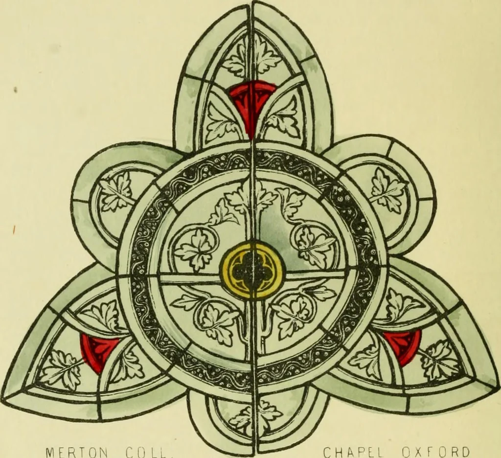 An illustration from Memoirs illustrative of the art of glass-painting, 1865, leaf 217