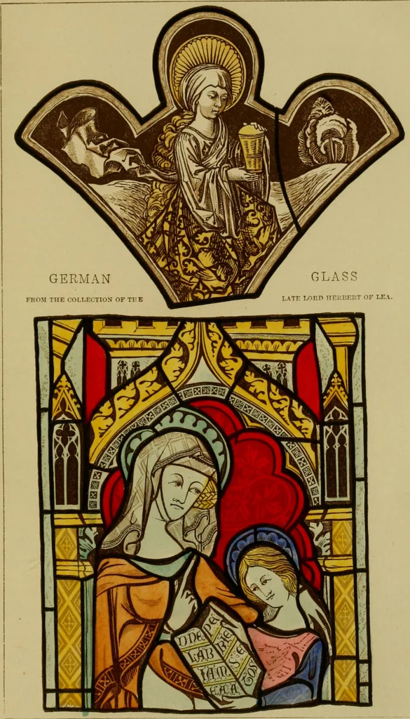 An illustration from Memoirs illustrative of the art of glass-painting, 1865, leaf 292