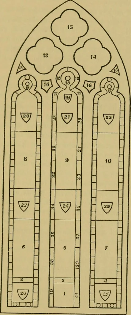 An illustration from Memoirs illustrative of the art of glass-painting, 1865, leaf 308