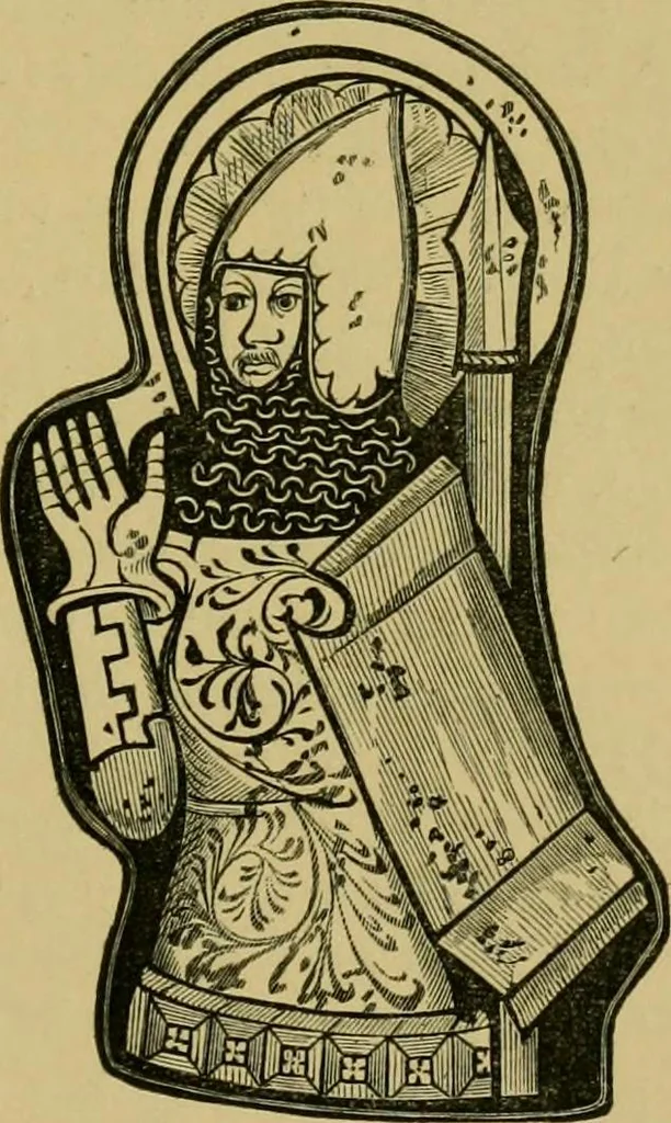An illustration from Memoirs illustrative of the art of glass-painting, 1865, leaf 360