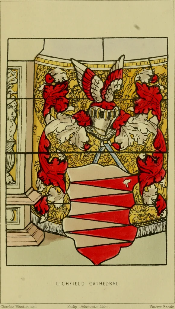 An illustration from Memoirs illustrative of the art of glass-painting, 1865, leaf 362