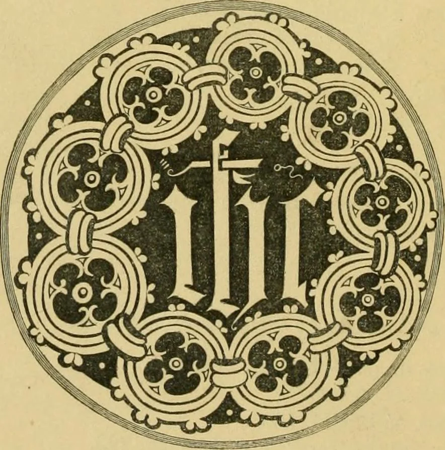An illustration from Memoirs illustrative of the art of glass-painting, 1865, leaf 413