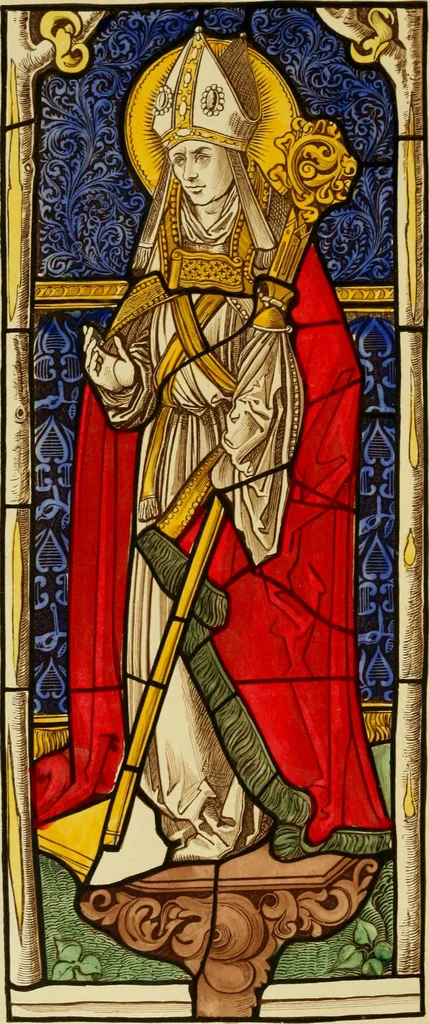 An illustration from Memoirs illustrative of the art of glass-painting, 1865, leaf 7