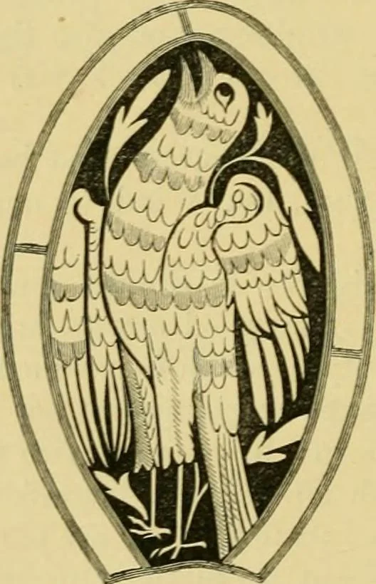 An illustration from Memoirs illustrative of the art of glass-painting, 1865, leaf 87