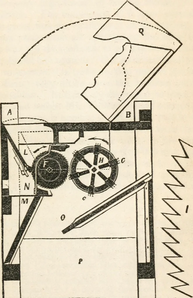 An illustration from Memoirs of the most eminent American mechanics : also, lives of distinguished European mechanics : together with a collection of anecdotes ... relating to the mechanic arts : illustrated by fifty engravings, 1852, leaf 116