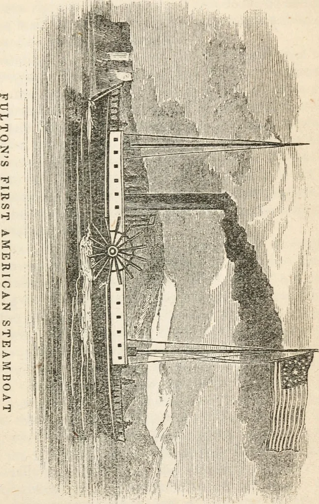An illustration from Memoirs of the most eminent American mechanics : also, lives of distinguished European mechanics : together with a collection of anecdotes ... relating to the mechanic arts : illustrated by fifty engravings, 1852, leaf 186