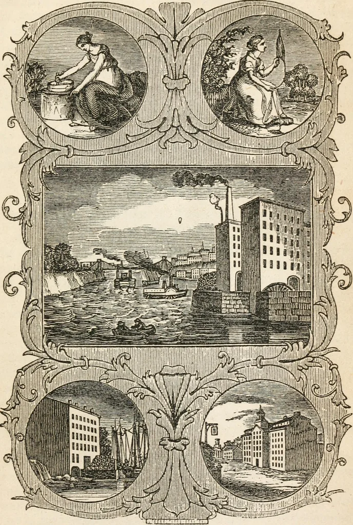 An illustration from Memoirs of the most eminent American mechanics : also, lives of distinguished European mechanics : together with a collection of anecdotes ... relating to the mechanic arts : illustrated by fifty engravings, 1852, leaf 364