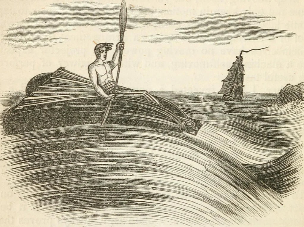 An illustration from Memoirs of the most eminent American mechanics : also, lives of distinguished European mechanics : together with a collection of anecdotes ... relating to the mechanic arts : illustrated by fifty engravings, 1852, leaf 457