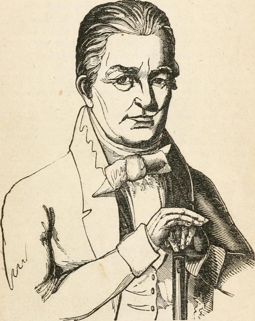 An illustration from Memoirs of the most eminent American mechanics : also, lives of distinguished European mechanics : together with a collection of anecdotes ... relating to the mechanic arts : illustrated by fifty engravings, 1852, leaf 76