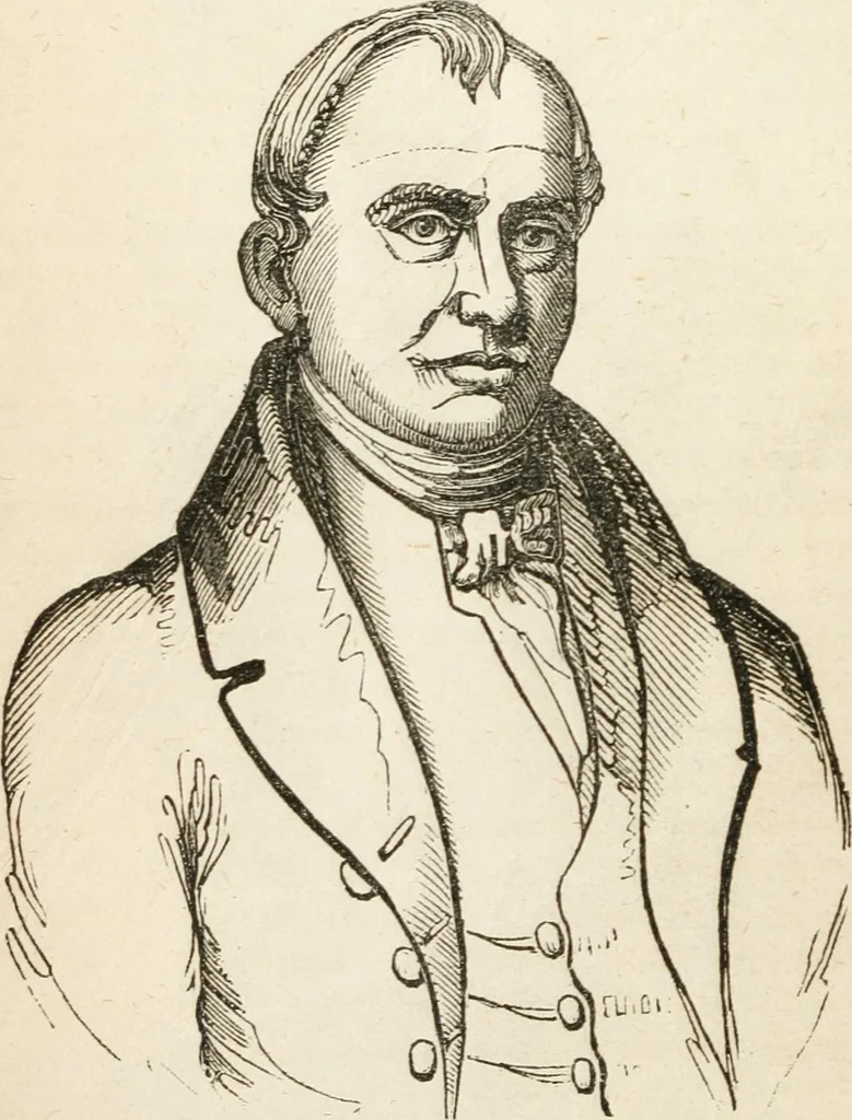 An illustration from Memoirs of the most eminent American mechanics : also, lives of distinguished European mechanics : together with a collection of anecdotes ... relating to the mechanic arts : illustrated by fifty engravings, 1852, leaf 91