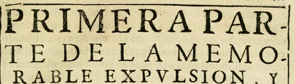 An illustration from Memorable expulsión, y justissimo destierro de los Moriscos de Espana, 1613, leaf 23