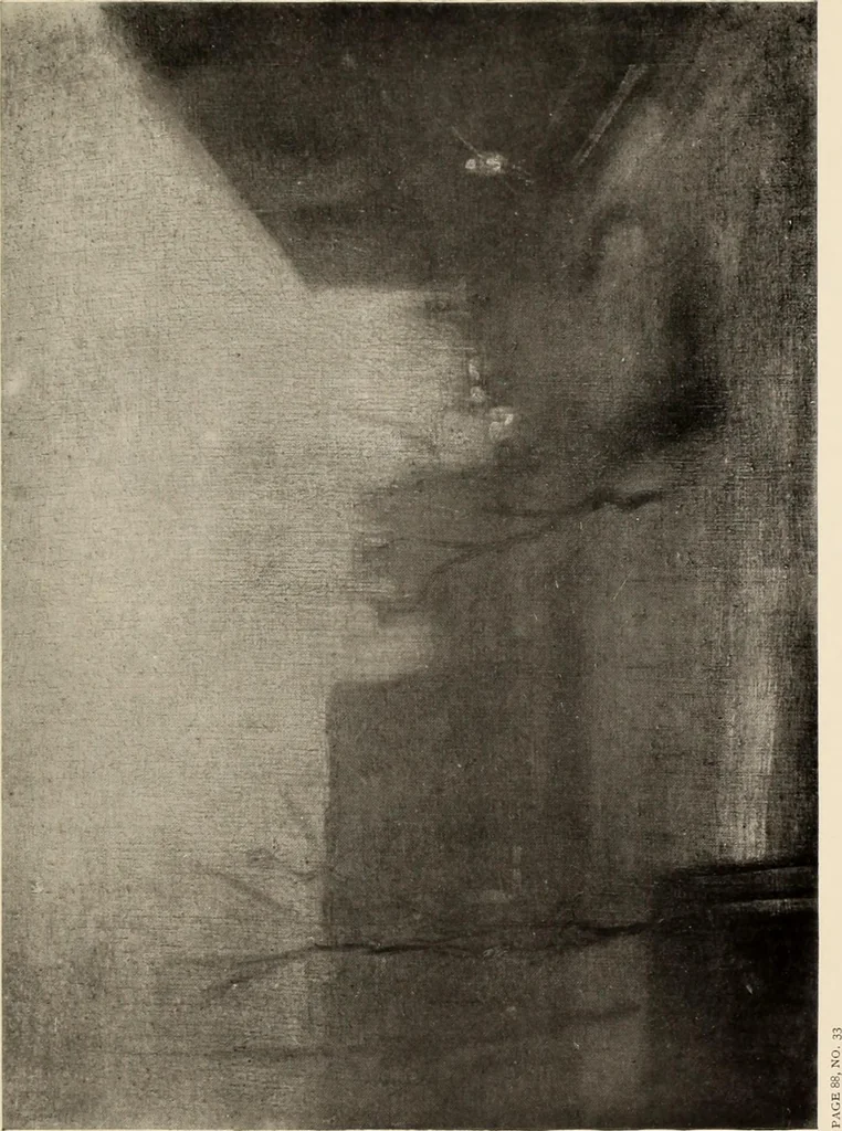 An illustration from Memorial exhibition of the works of the late J. McNeill Whistler, first president of the International Society of Sculptors, Painters, and Gravers, in the New Gallery, Regent Street, London, from the twenty-second of February to the thirty-first of March, 1905, leaf 104