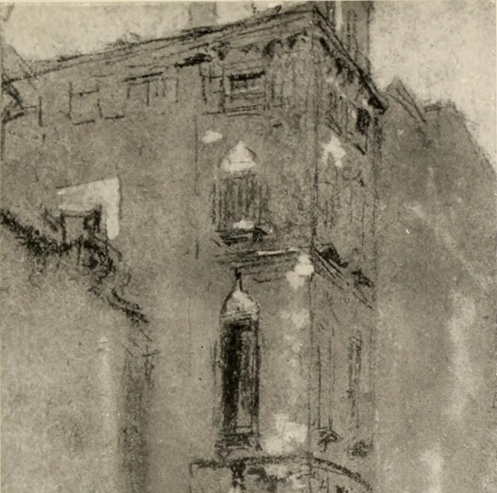 An illustration from Memorial exhibition of the works of the late J. McNeill Whistler, first president of the International Society of Sculptors, Painters, and Gravers, in the New Gallery, Regent Street, London, from the twenty-second of February to the thirty-first of March, 1905, leaf 142