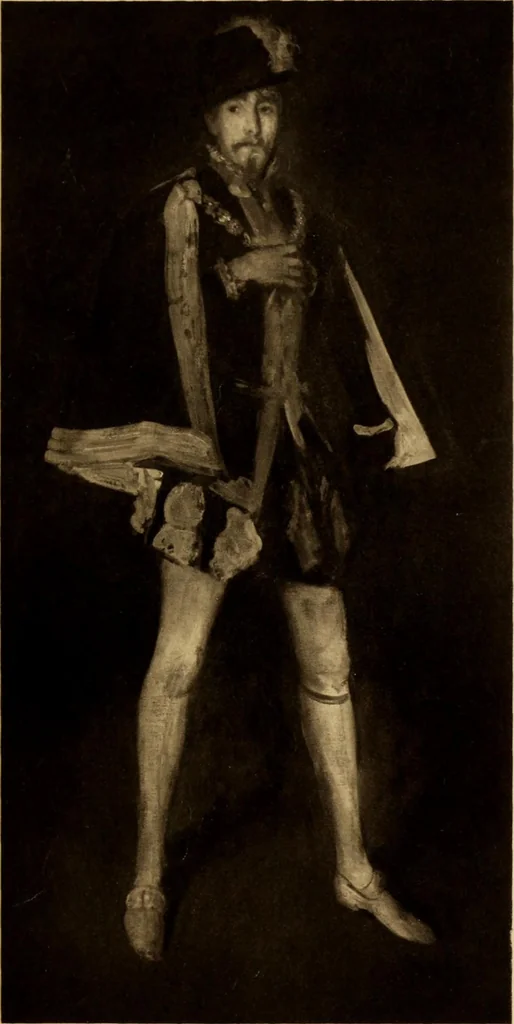 An illustration from Memorial exhibition of the works of the late J. McNeill Whistler, first president of the International Society of Sculptors, Painters, and Gravers, in the New Gallery, Regent Street, London, from the twenty-second of February to the thirty-first of March, 1905, leaf 154