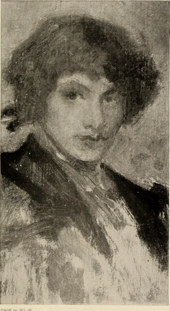 An illustration from Memorial exhibition of the works of the late J. McNeill Whistler, first president of the International Society of Sculptors, Painters, and Gravers, in the New Gallery, Regent Street, London, from the twenty-second of February to the thirty-first of March, 1905, leaf 158