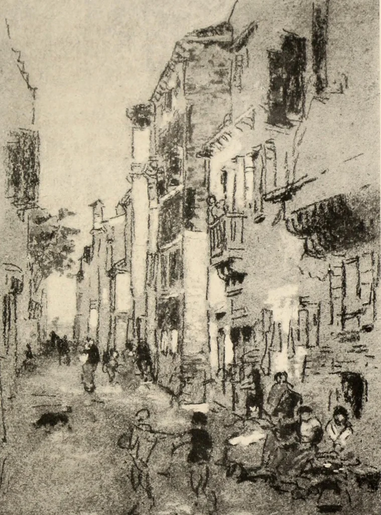 An illustration from Memorial exhibition of the works of the late J. McNeill Whistler, first president of the International Society of Sculptors, Painters, and Gravers, in the New Gallery, Regent Street, London, from the twenty-second of February to the thirty-first of March, 1905, leaf 168