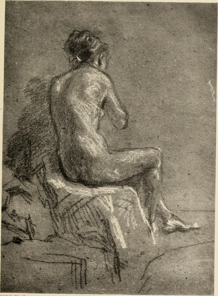 An illustration from Memorial exhibition of the works of the late J. McNeill Whistler, first president of the International Society of Sculptors, Painters, and Gravers, in the New Gallery, Regent Street, London, from the twenty-second of February to the thirty-first of March, 1905, leaf 18