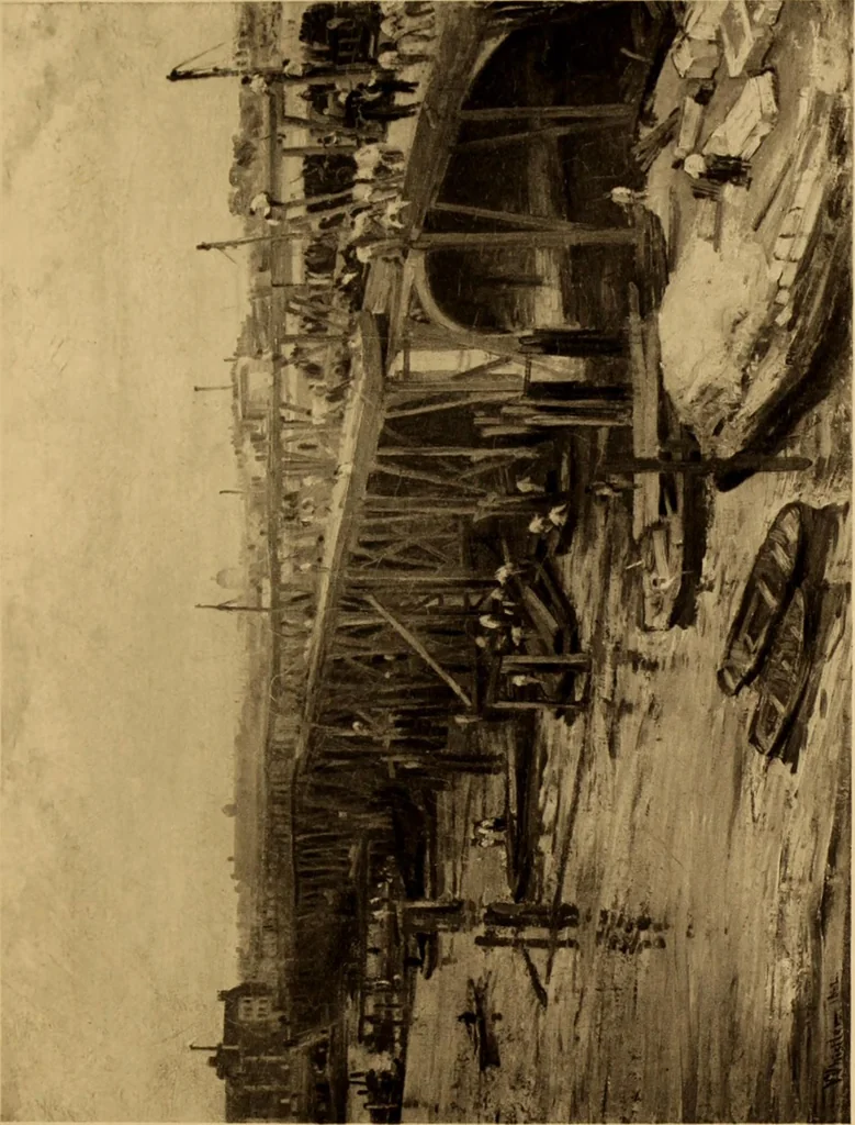 An illustration from Memorial exhibition of the works of the late J. McNeill Whistler, first president of the International Society of Sculptors, Painters, and Gravers, in the New Gallery, Regent Street, London, from the twenty-second of February to the thirty-first of March, 1905, leaf 184