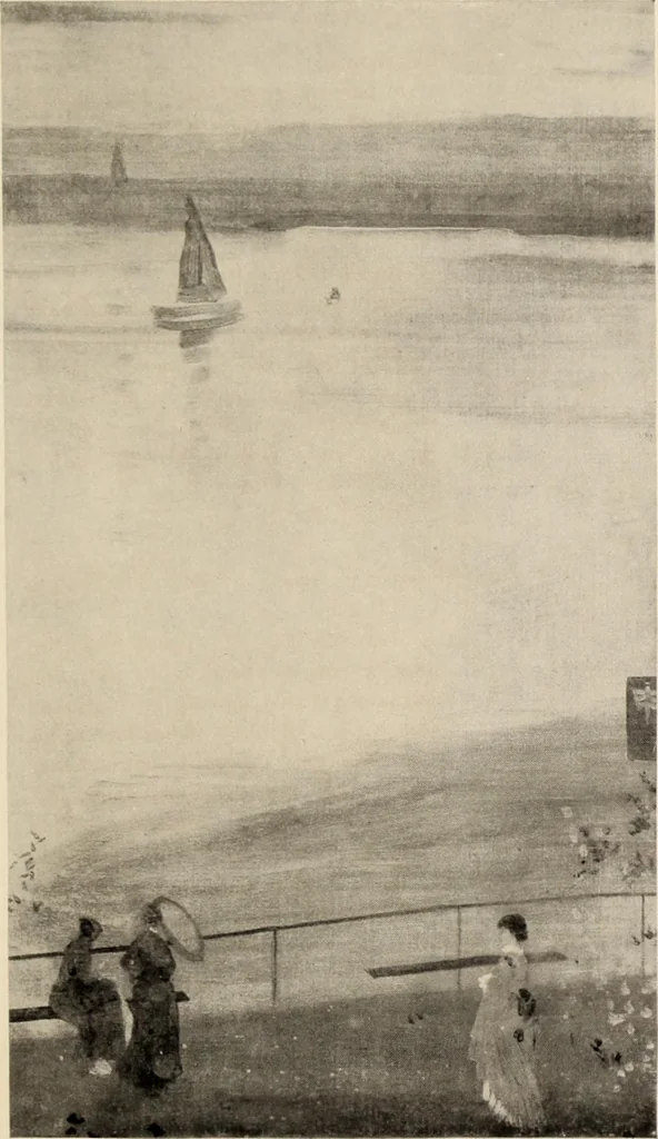 An illustration from Memorial exhibition of the works of the late J. McNeill Whistler, first president of the International Society of Sculptors, Painters, and Gravers, in the New Gallery, Regent Street, London, from the twenty-second of February to the thirty-first of March, 1905, leaf 214