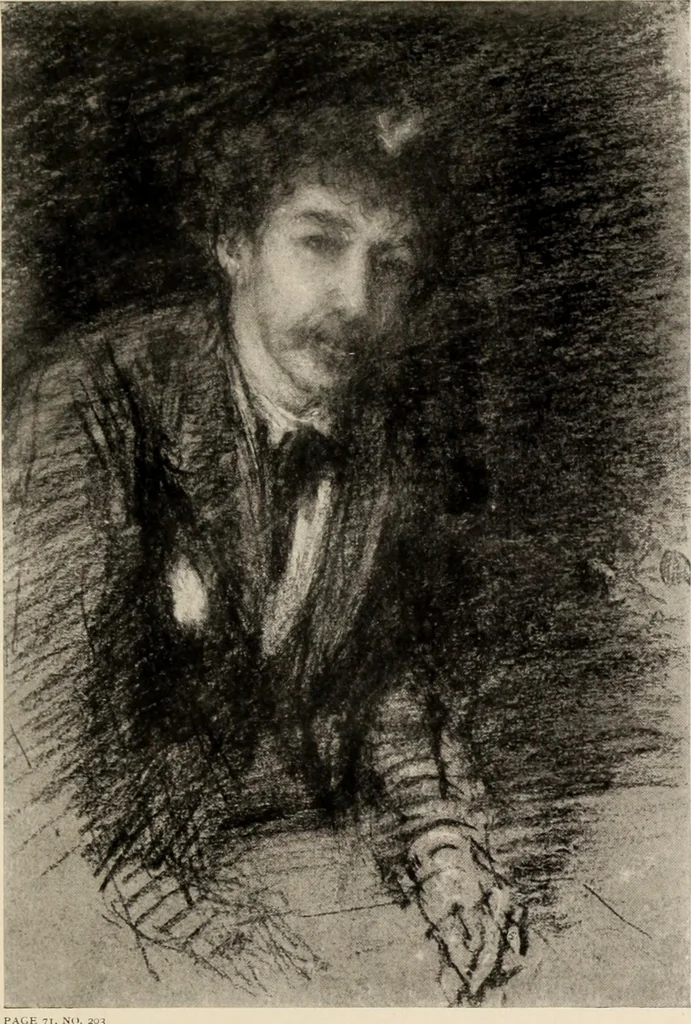 An illustration from Memorial exhibition of the works of the late J. McNeill Whistler, first president of the International Society of Sculptors, Painters, and Gravers, in the New Gallery, Regent Street, London, from the twenty-second of February to the thirty-first of March, 1905, leaf 44