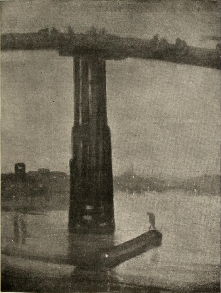 An illustration from Memorial exhibition of the works of the late J. McNeill Whistler, first president of the International Society of Sculptors, Painters, and Gravers, in the New Gallery, Regent Street, London, from the twenty-second of February to the thirty-first of March, 1905, leaf 74