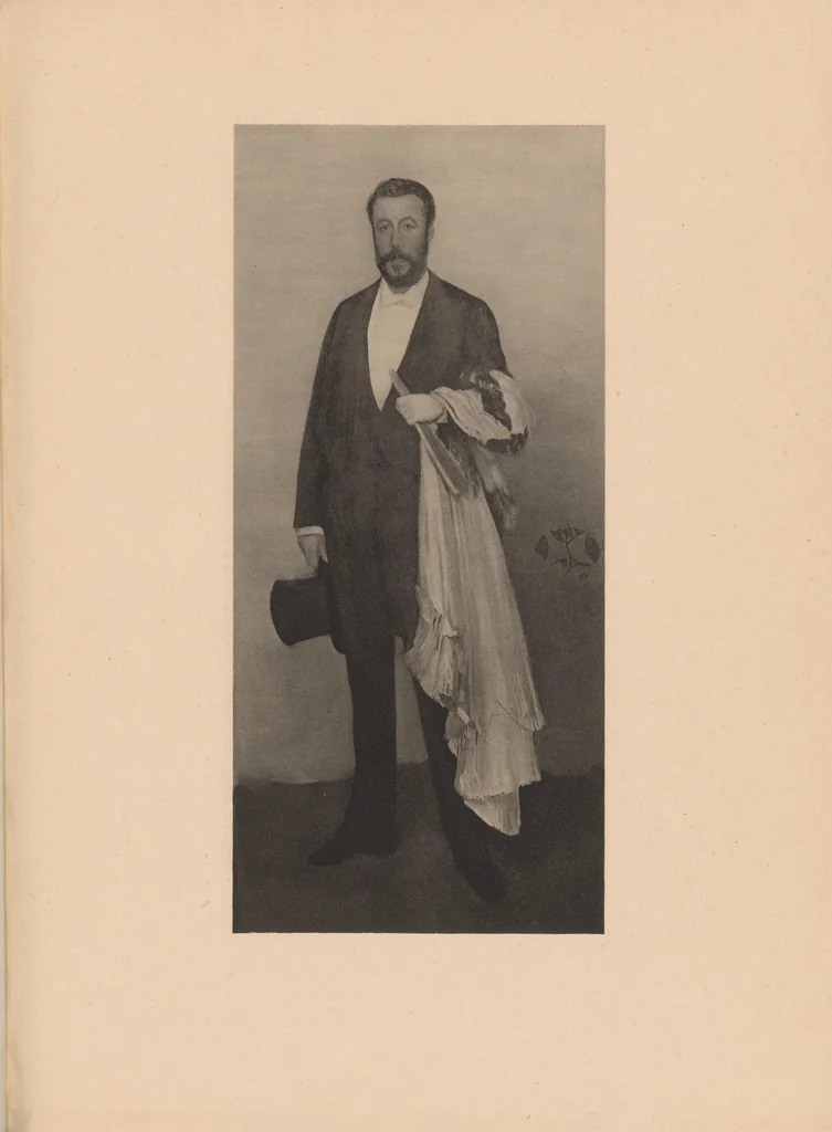 An illustration from Memorial exhibition of the works of the late James McNeill Whistler, first president of the International Society of Sculptors, Painters, and Gravers, in the New Gallery .., 1905, leaf 69
