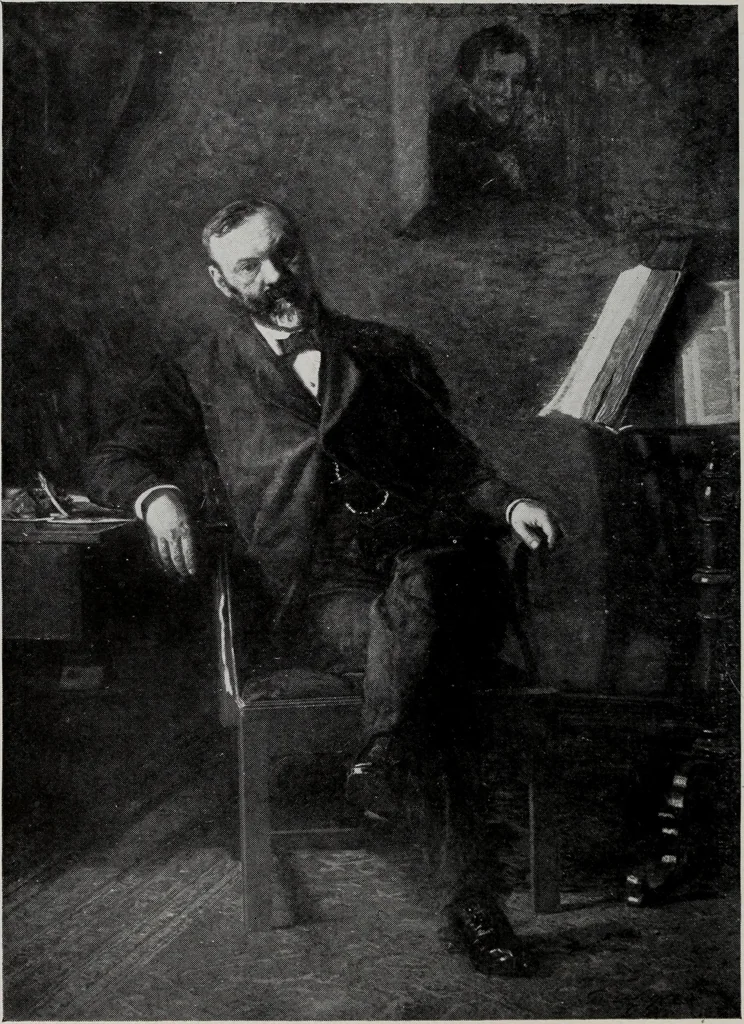 An illustration from Memorial exhibition of the works of the late Thomas Eakins, beginning December 23, 1917 and continuing through January 13, 1918, 1918, leaf 17