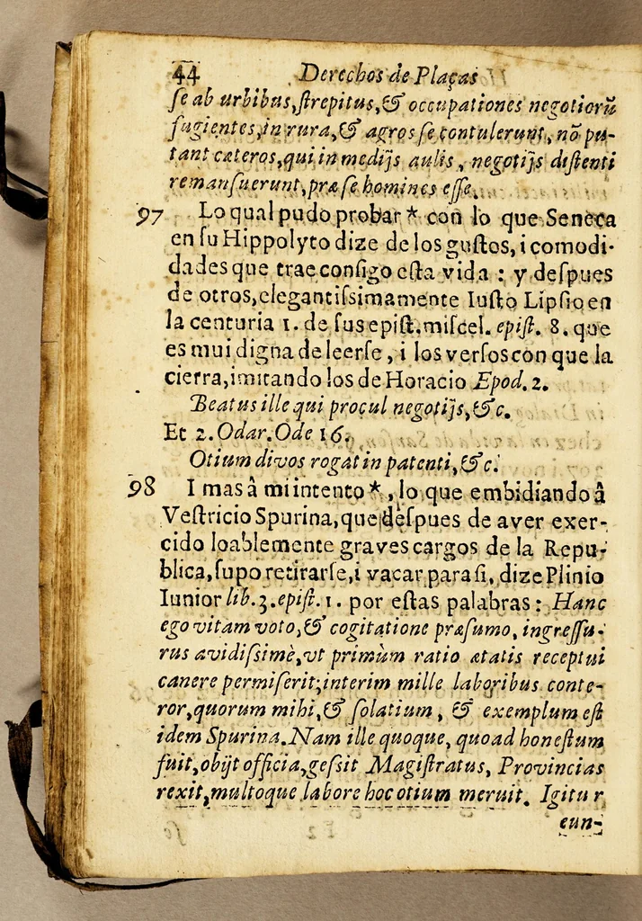 An illustration from Memorial, o Discurso informativo iuridico, historico, politico. : De los derechos, honores, preeminencias, i otras cosas, que se deven dar, i guardar a los consejeros honorarios, i iubilados. I en particular si se les deve la pitança que llaman de la Candelaria., 1642, leaf 56