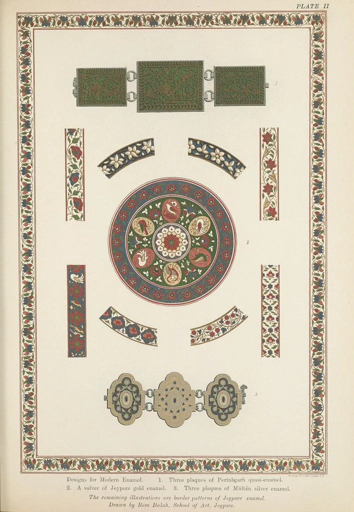 An illustration from Memorials of the Jeypore Exhibition 1883, 1883, leaf 97