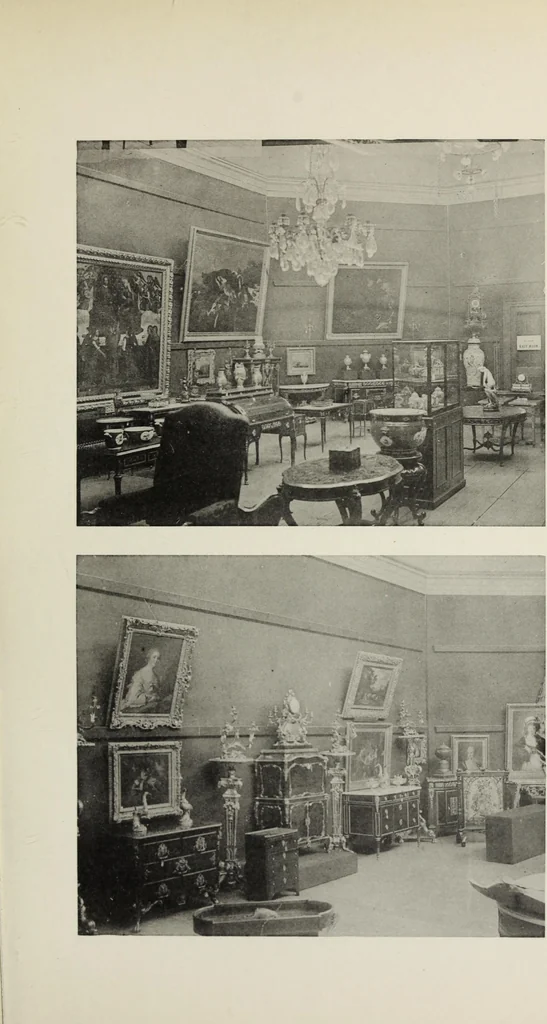 An illustration from Memorials of Christie's : a record of art sales from 1766 to 1896, 1897, leaf 410