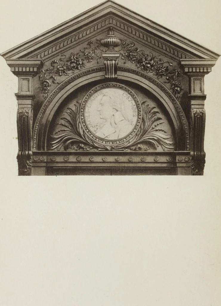 An illustration from Memorials of Christie's : a record of art sales from 1766 to 1896, 1897, leaf 7