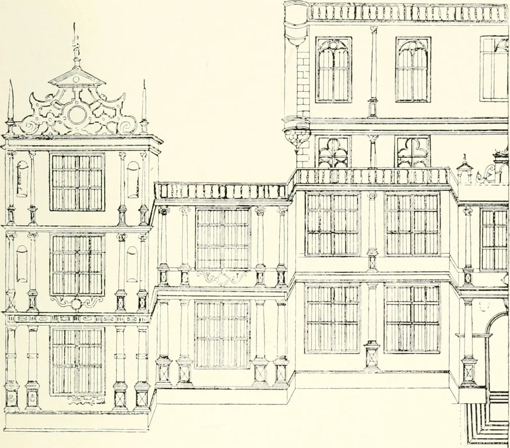 An illustration from Memorials of old Nottinghamshire, 1912, leaf 118