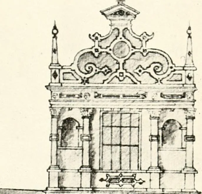 An illustration from Memorials of old Nottinghamshire, 1912, leaf 126