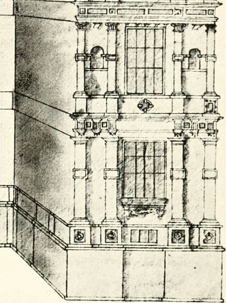 An illustration from Memorials of old Nottinghamshire, 1912, leaf 126