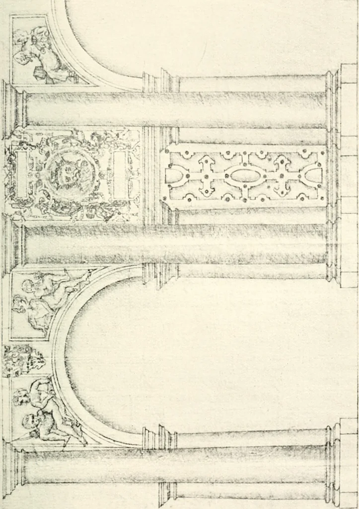 An illustration from Memorials of old Nottinghamshire, 1912, leaf 132