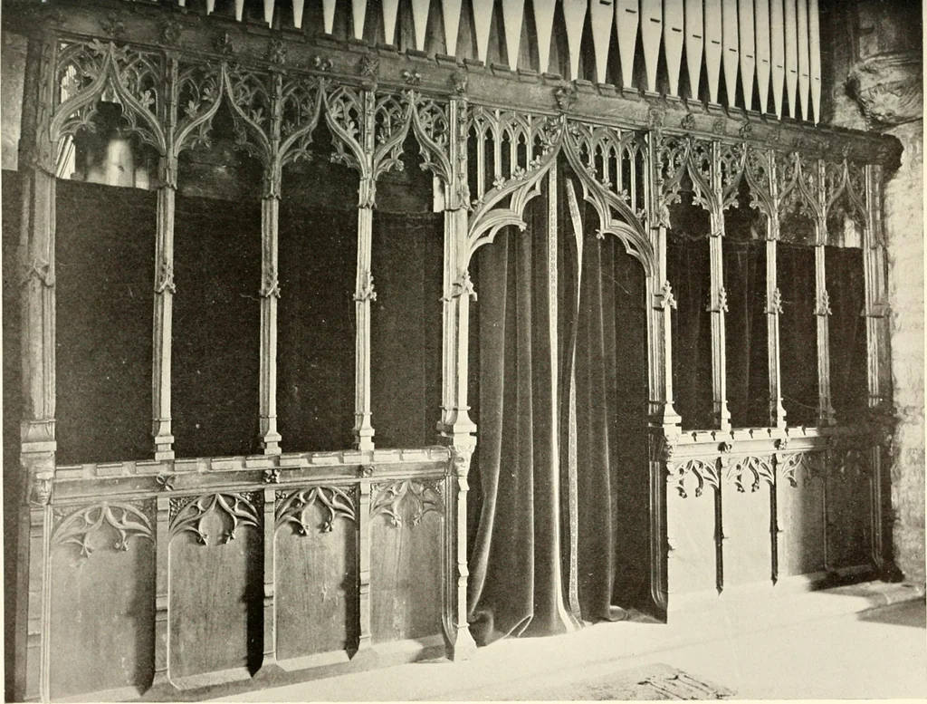 An illustration from Memorials of old Nottinghamshire, 1912, leaf 190