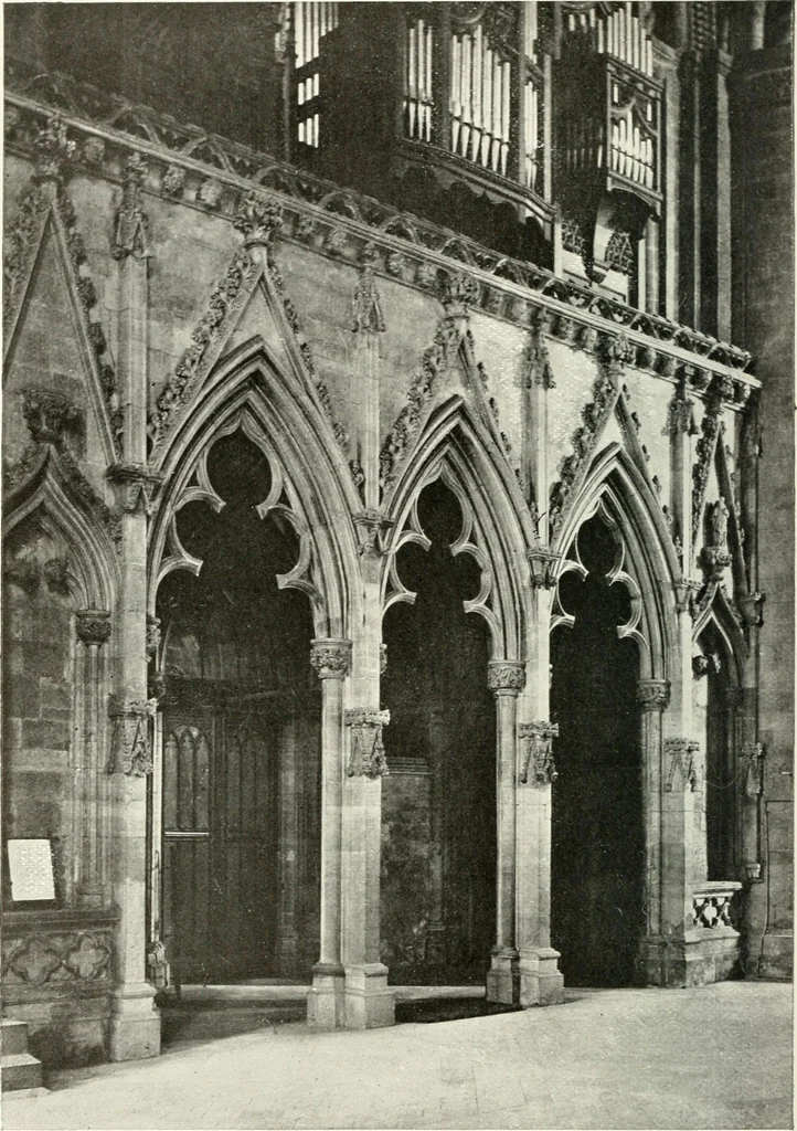 An illustration from Memorials of old Nottinghamshire, 1912, leaf 219