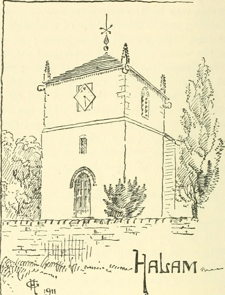 An illustration from Memorials of old Nottinghamshire, 1912, leaf 353