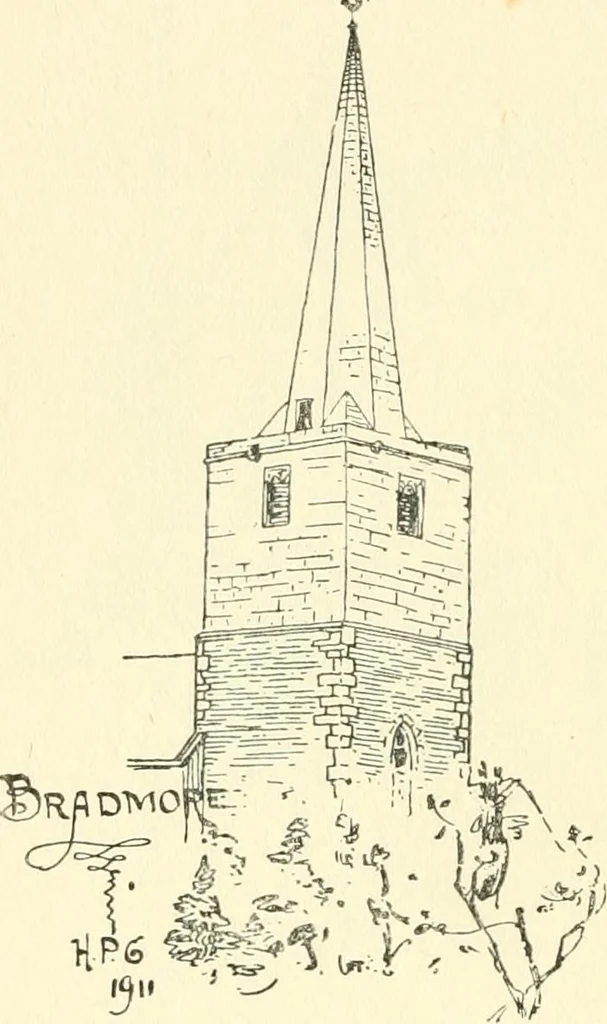 An illustration from Memorials of old Nottinghamshire, 1912, leaf 355