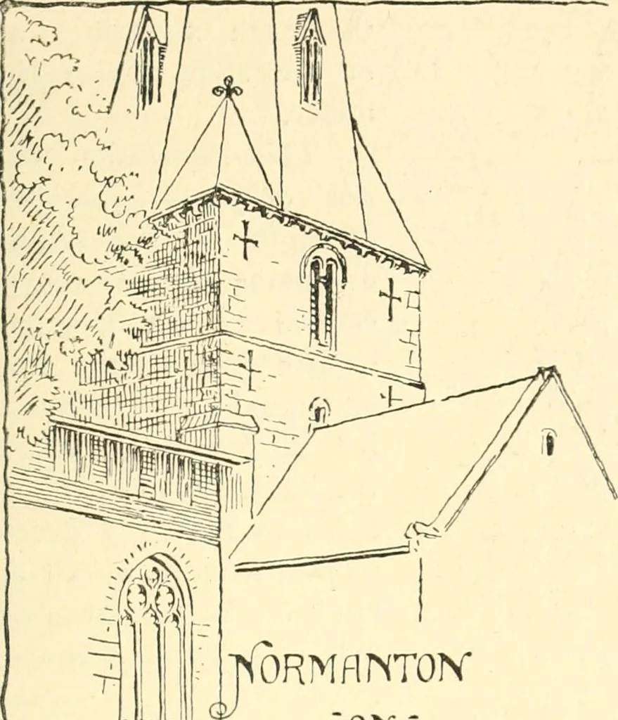 An illustration from Memorials of old Nottinghamshire, 1912, leaf 360