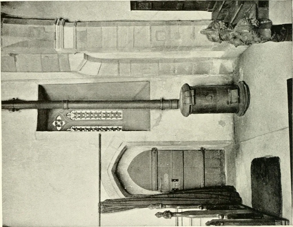 An illustration from Memorials of old Nottinghamshire, 1912, leaf 399