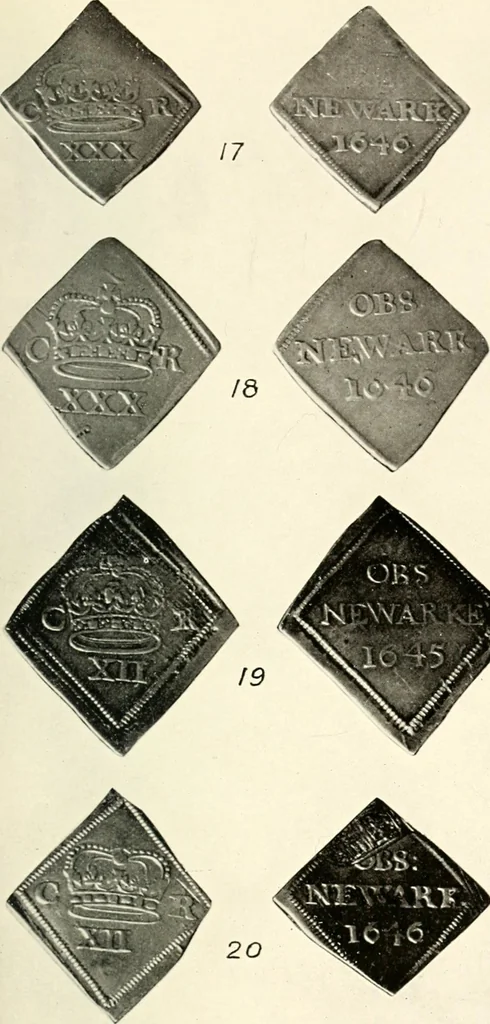 An illustration from Memorials of old Nottinghamshire, 1912, leaf 412