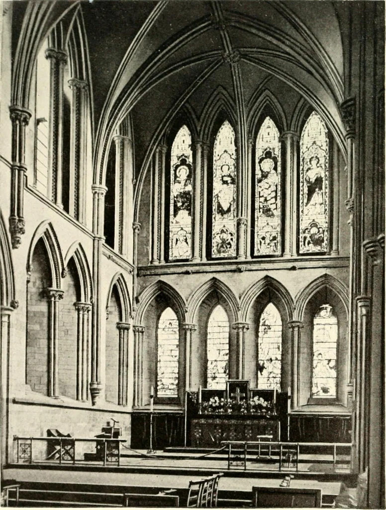An illustration from Memorials of old Nottinghamshire, 1912, leaf 58