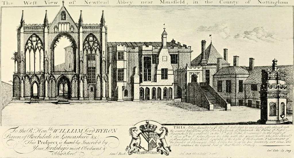An illustration from Memorials of old Nottinghamshire, 1912, leaf 90