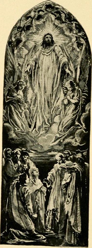 An illustration from Memorial windows., 1896, leaf 11
