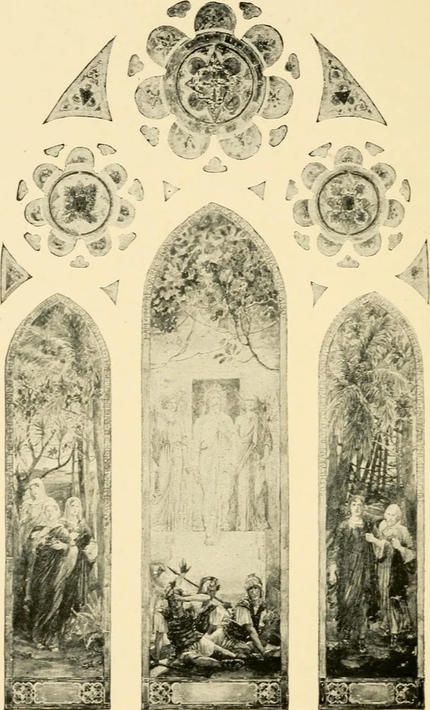 An illustration from Memorial windows., 1896, leaf 41