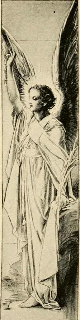 An illustration from Memorial windows., 1896, leaf 60