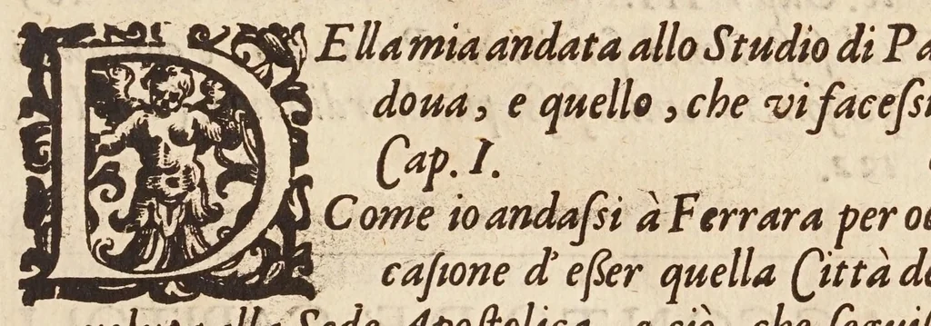 An illustration from Memorie, 1648, leaf 9