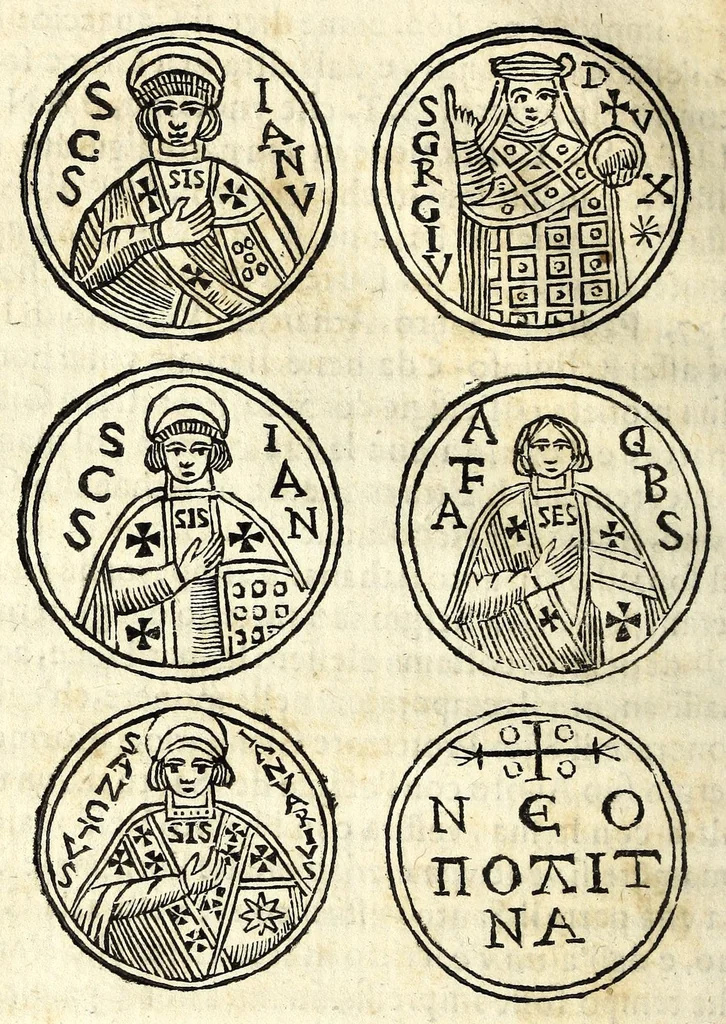 An illustration from Memorie della vita, miracoli, e cvlto di San Gianvario martire, vescouo di Beneuento, e principal protettore della città di Napoli, 1681, leaf 48